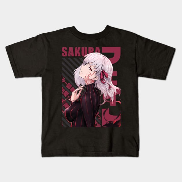 Fate - Sakura #01 Kids T-Shirt by Recup-Tout